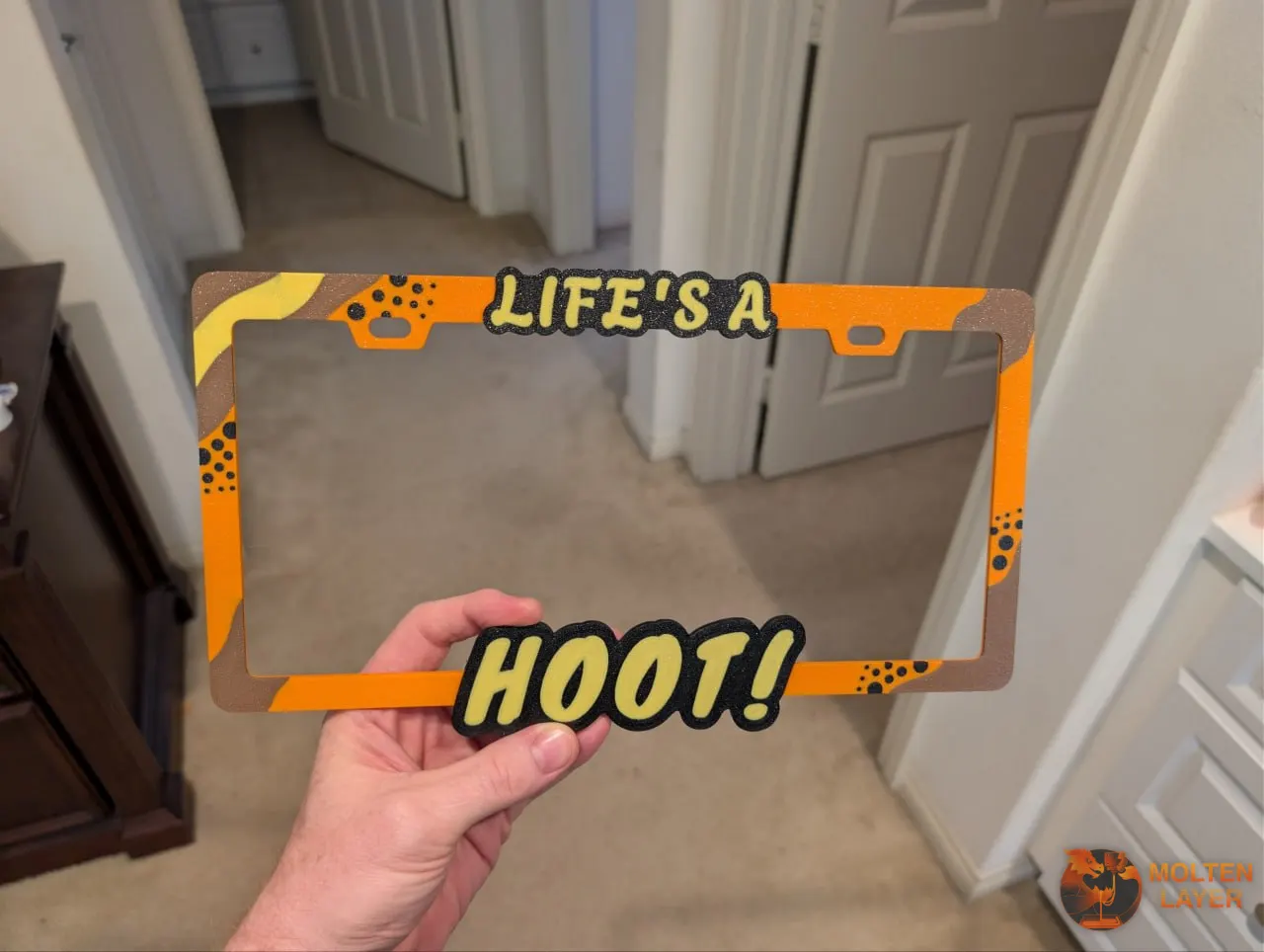 Life's A Hoot!
Brown Yellow Orange Black