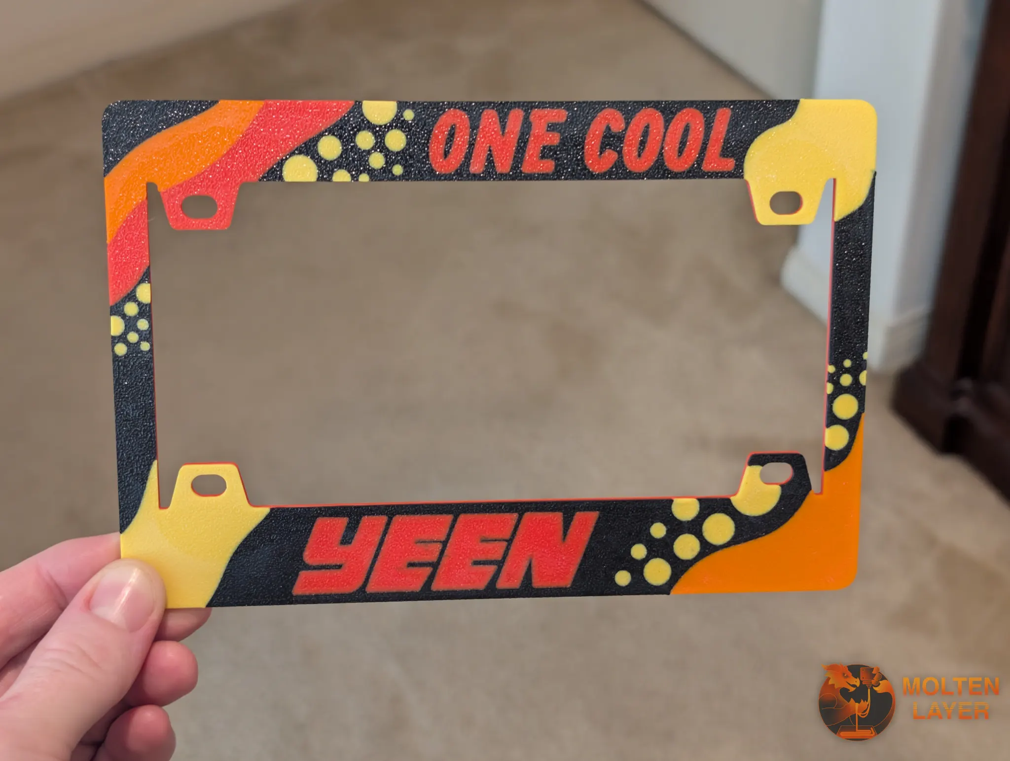 One Cool Yeen
Black Orange Red Yellow