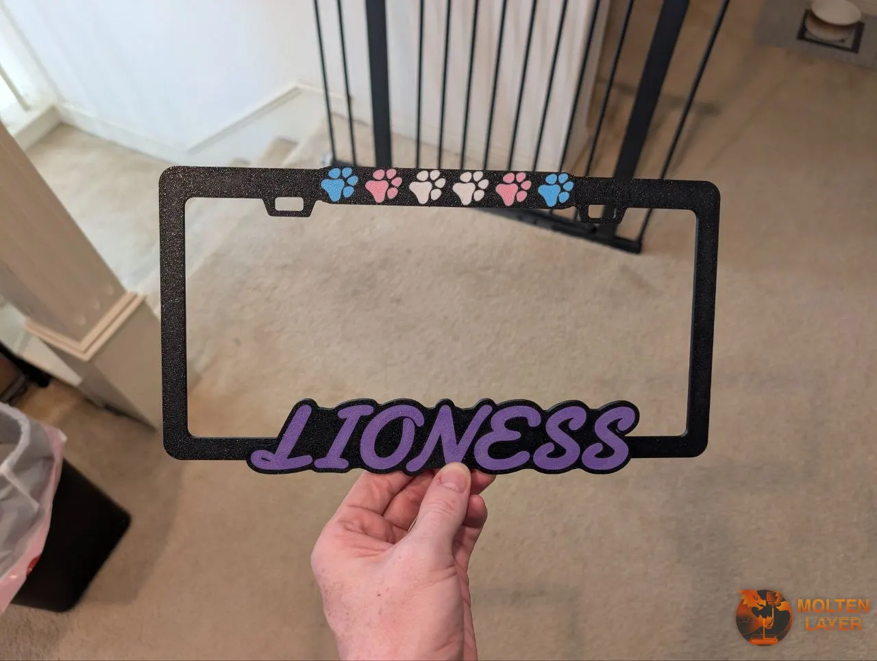 Lioness Paws 
Black Purple Azure Blue Pink White
Trans