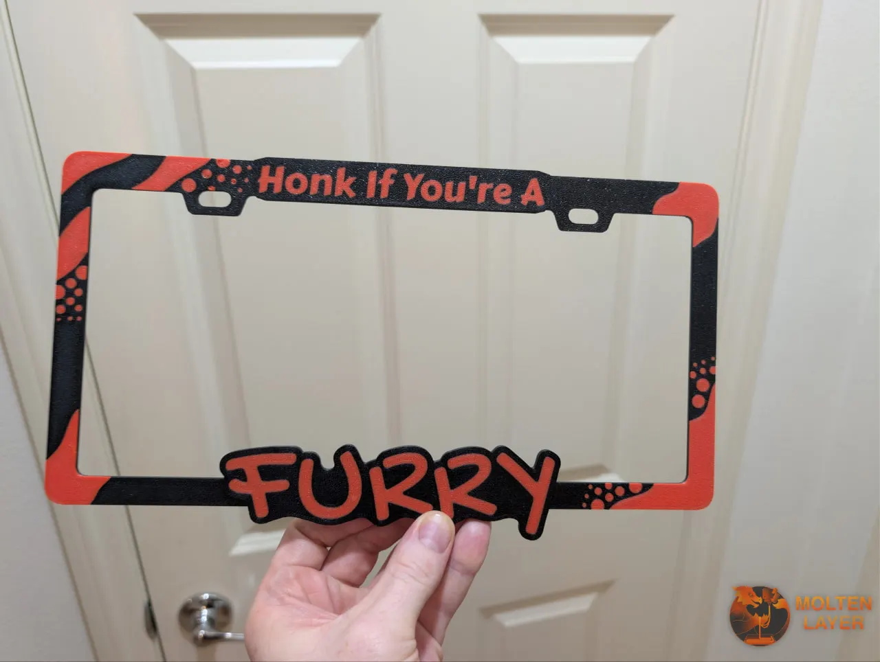 Honk If You're A Furry
Red Black