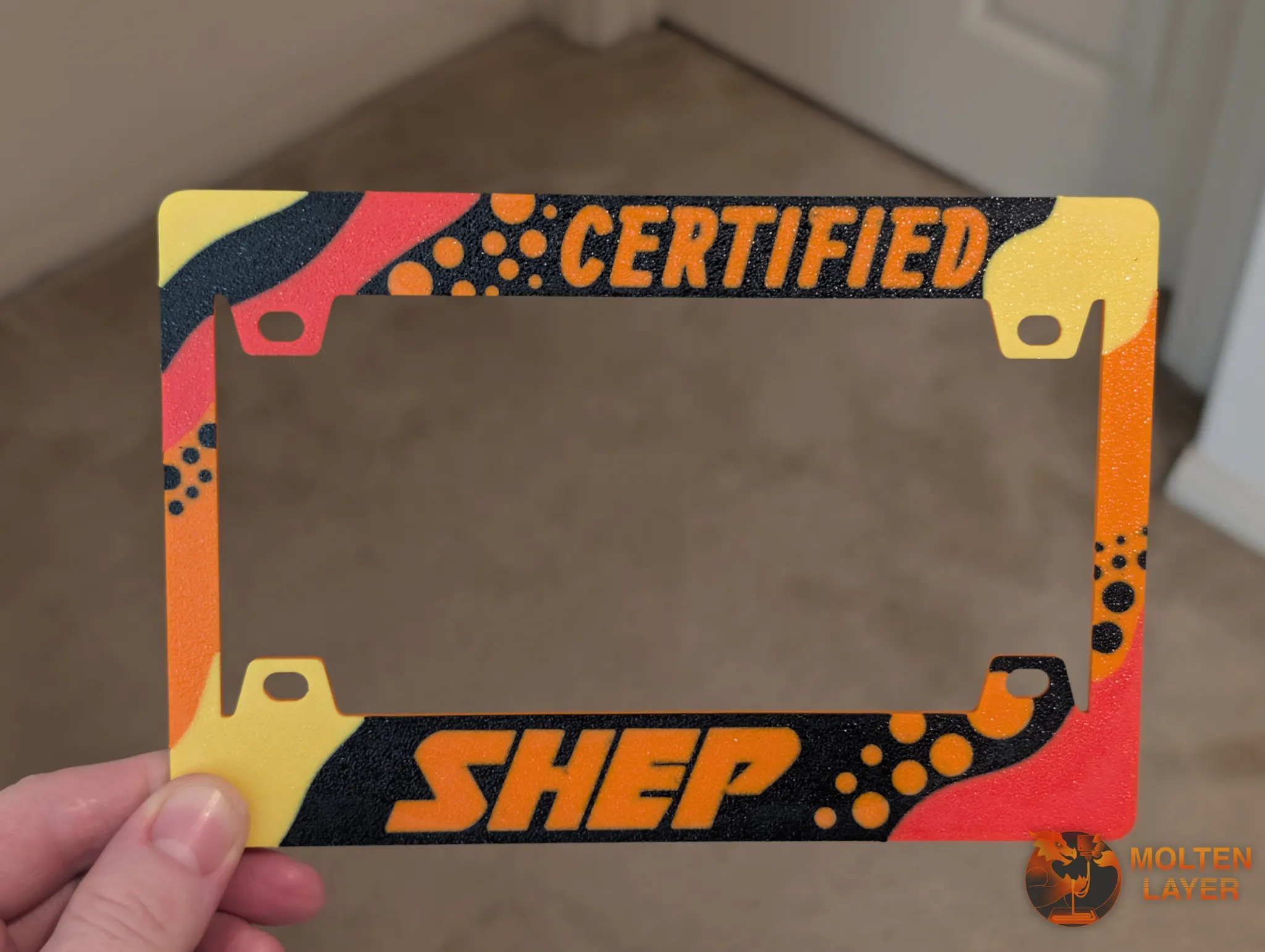 Certified Shep
Yellow Black Red Orange